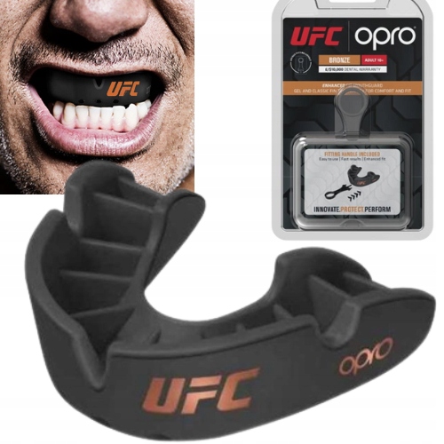 Ochraniacz na zęby Opro Bronze Ufc, czarny