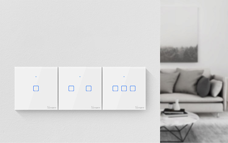 Sonoff Dotykowy Włącznik Światła WiFi T0 EU TX 3-k Cechy dodatkowe łączność z wifi