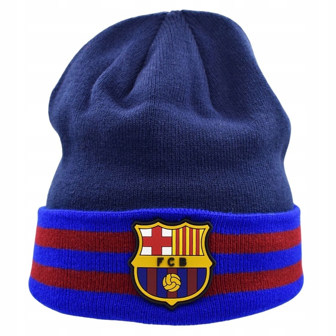 Fc Barcelona czapka zimowa junior hat 5004GLIP granatowy Osfw