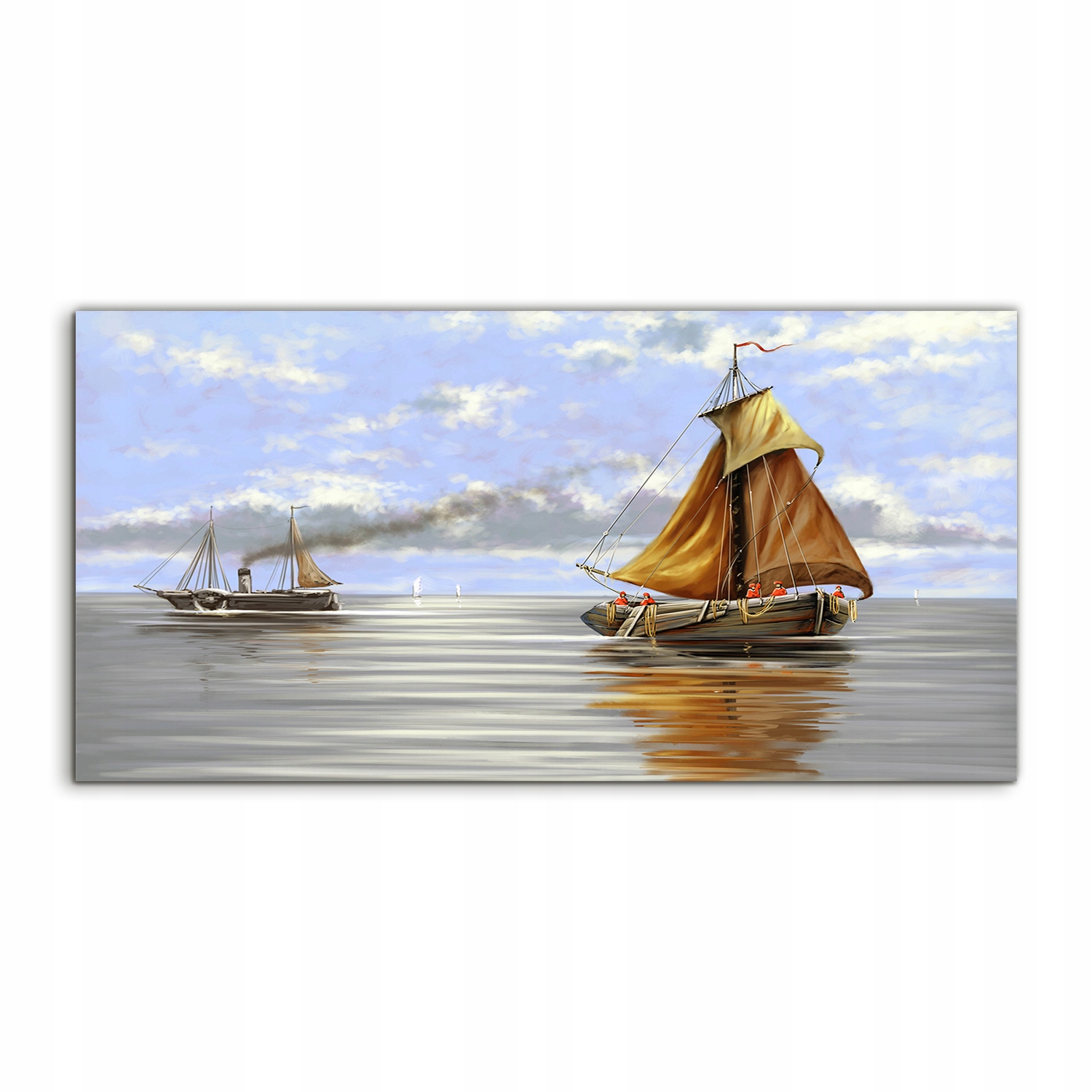 Akrylový obraz 120x60 s potlačou More, krajina