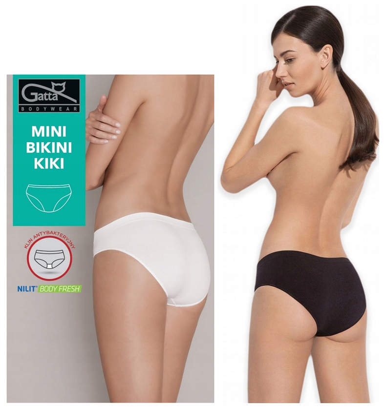 

Figi Gatta Kiki Mini Bikini Bezszwowe Czarne M