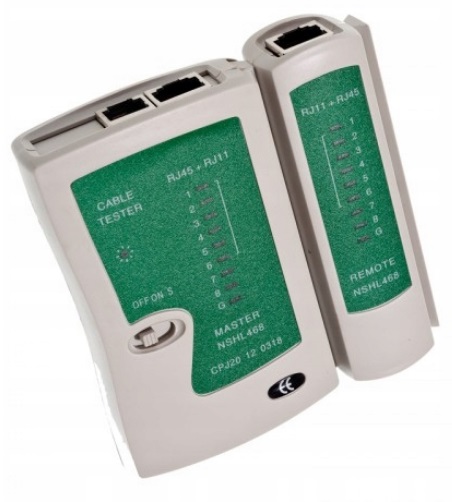

Tester Kabli Sieciowych Lan Skrętka RJ-45
