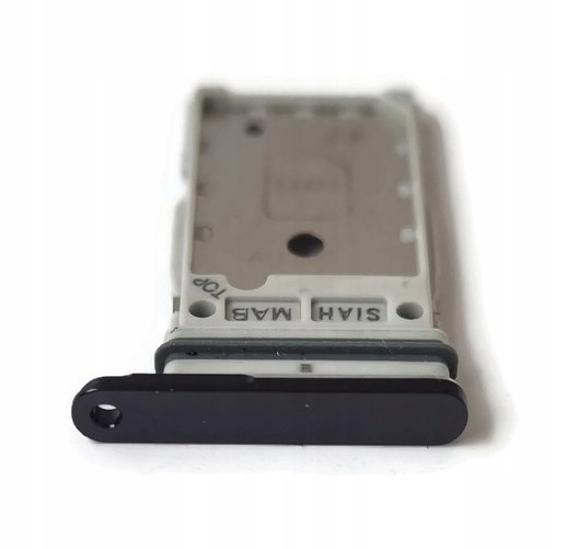 Szufladka tacka kart uchwyt SIM do Samsung Galaxy S23 Ultra SM-S918 czarna Pasuje do modelu S23 Ultra