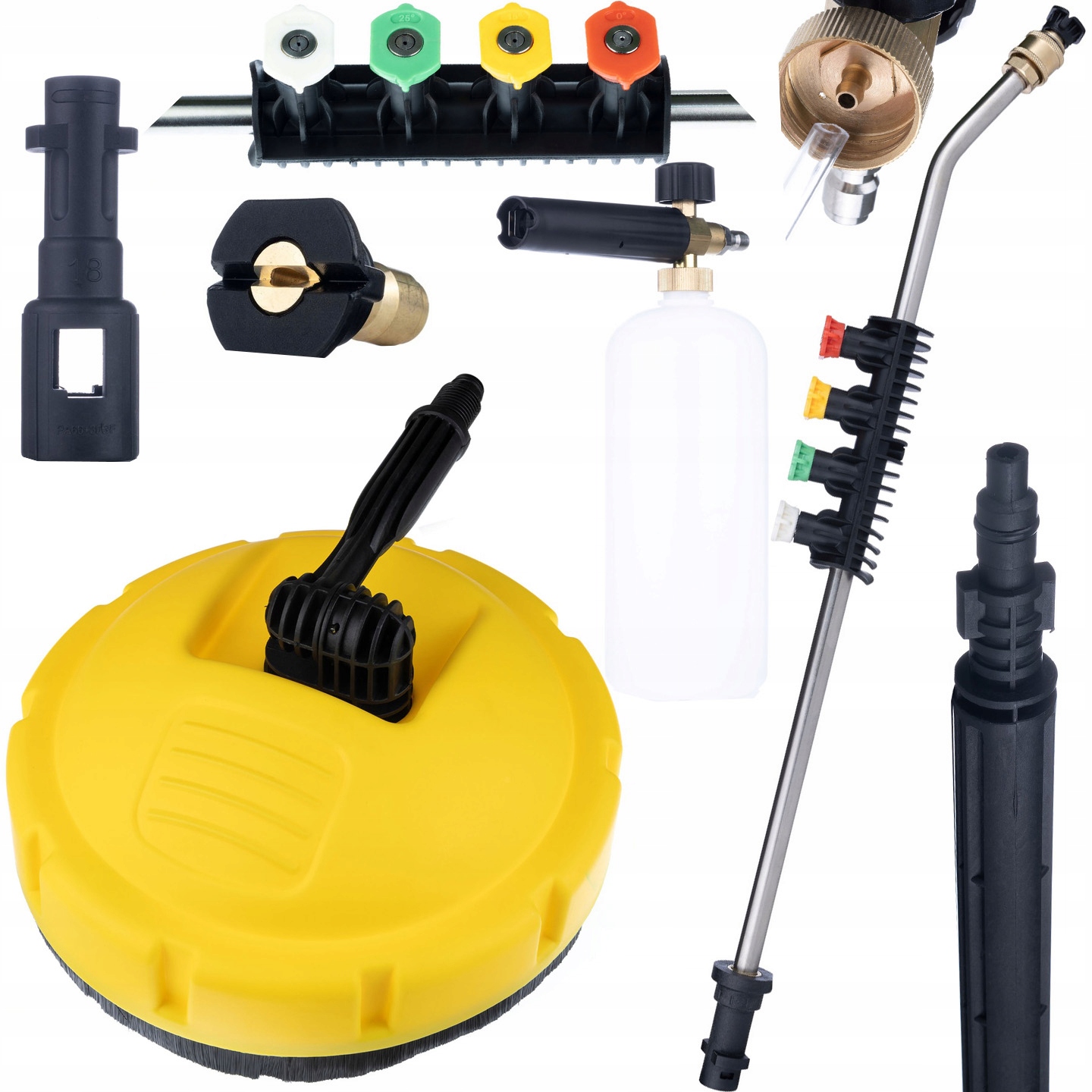 Kartáč Lanka Trysky Pěnovačka 1000ML Na Terasu Kostky Karcher K4 K5 K6 K7