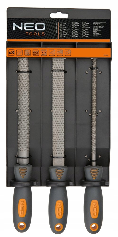 PILNIKI DO DREWNA ZESTAW 3 SZTUKI NEO TOOLS 37-600 Kod producenta 37-600