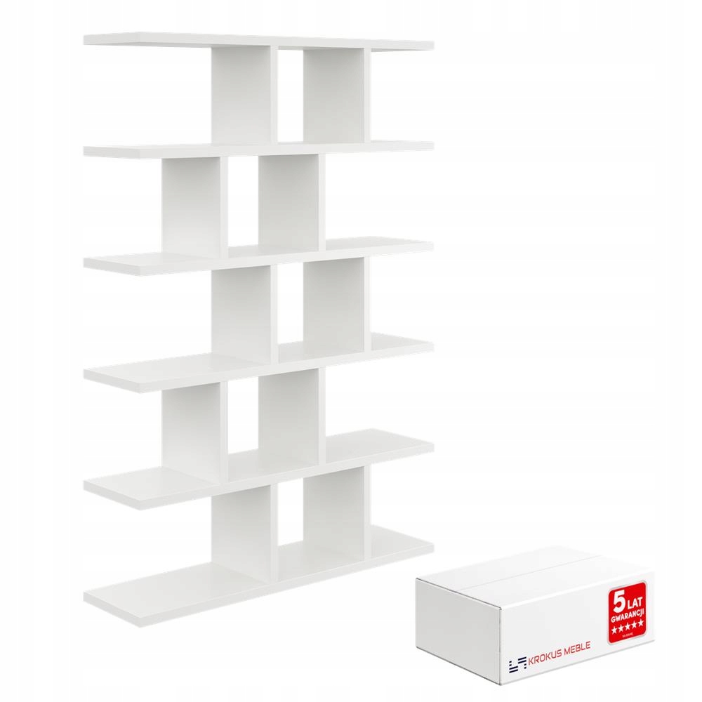 

Nowoczesny Regał Modulowy Do Salonu Nr 2 Biały