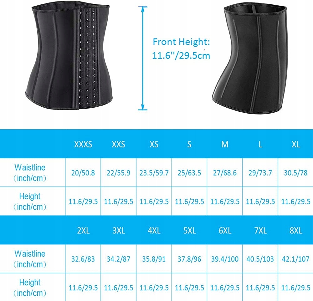 Waist Trainer, Gorset dla kobiet,4XL Linia plus size (duże rozmiary)