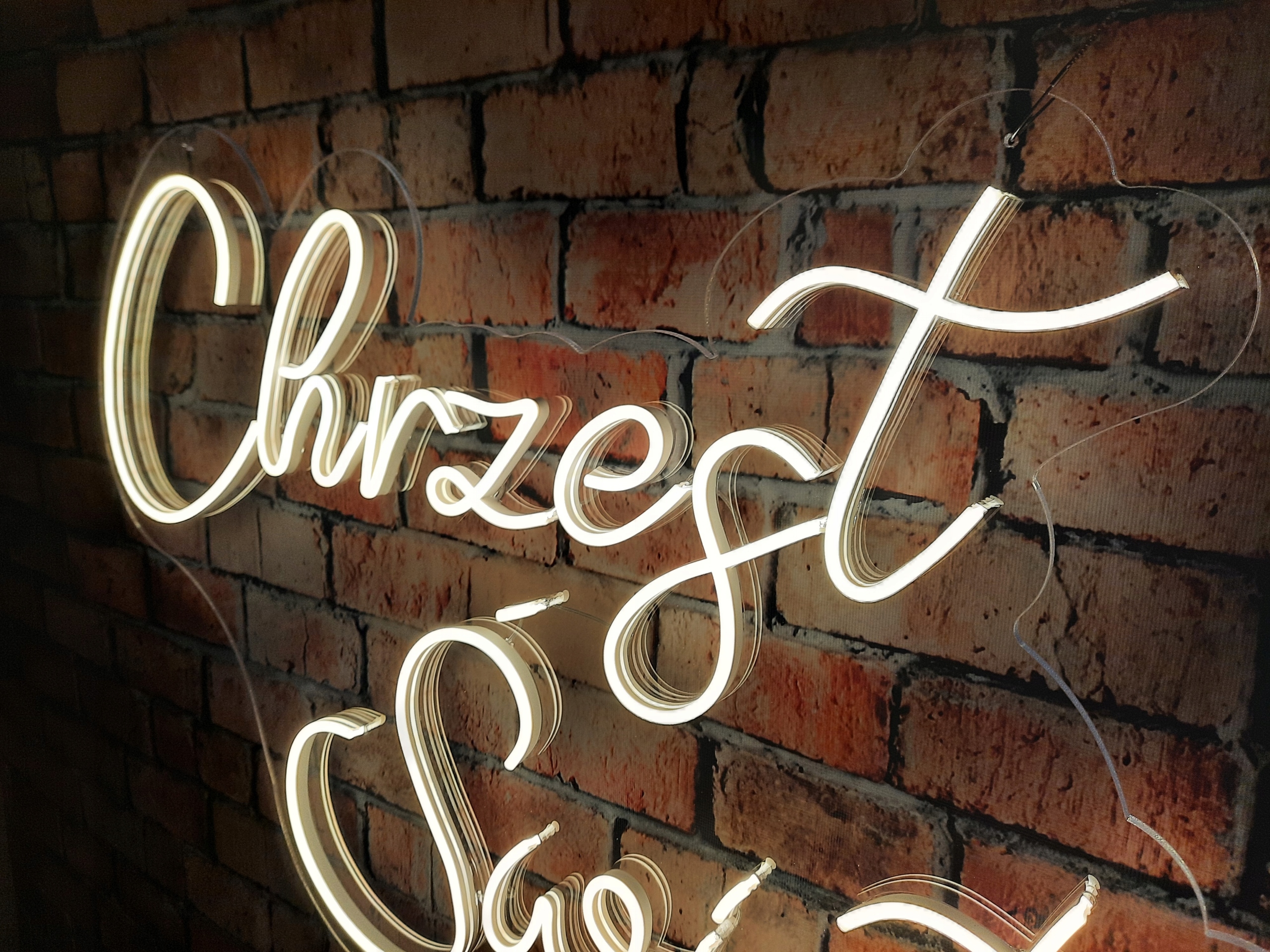 Neon CHRZEST ŚWIĘTY Marka inny