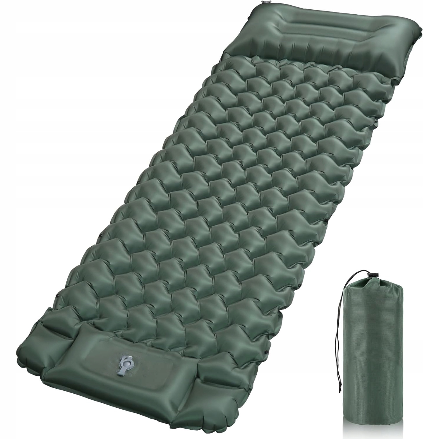 Jednolůžková nafukovací podložka na spaní pro kempování, nylonová podložka na spaní