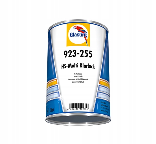 Lakier Bezbarwny Glasurit 923-255 1L 929-93 0,5L