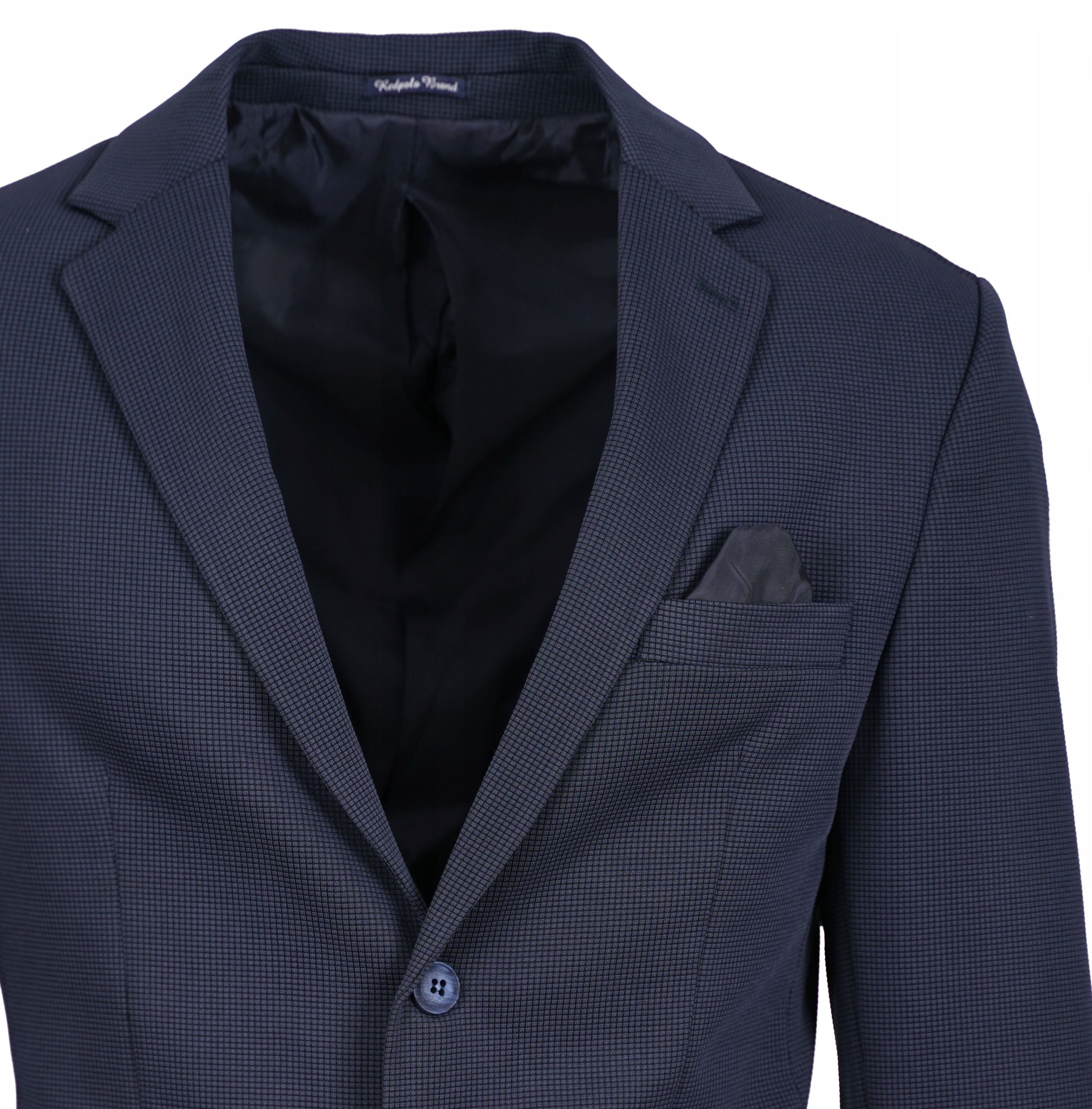 MARYNARKA MĘSKA BAWEŁNIANA ELEGANCKA WIZYTOWA CASUAL GRANATOWA TURECKA 56