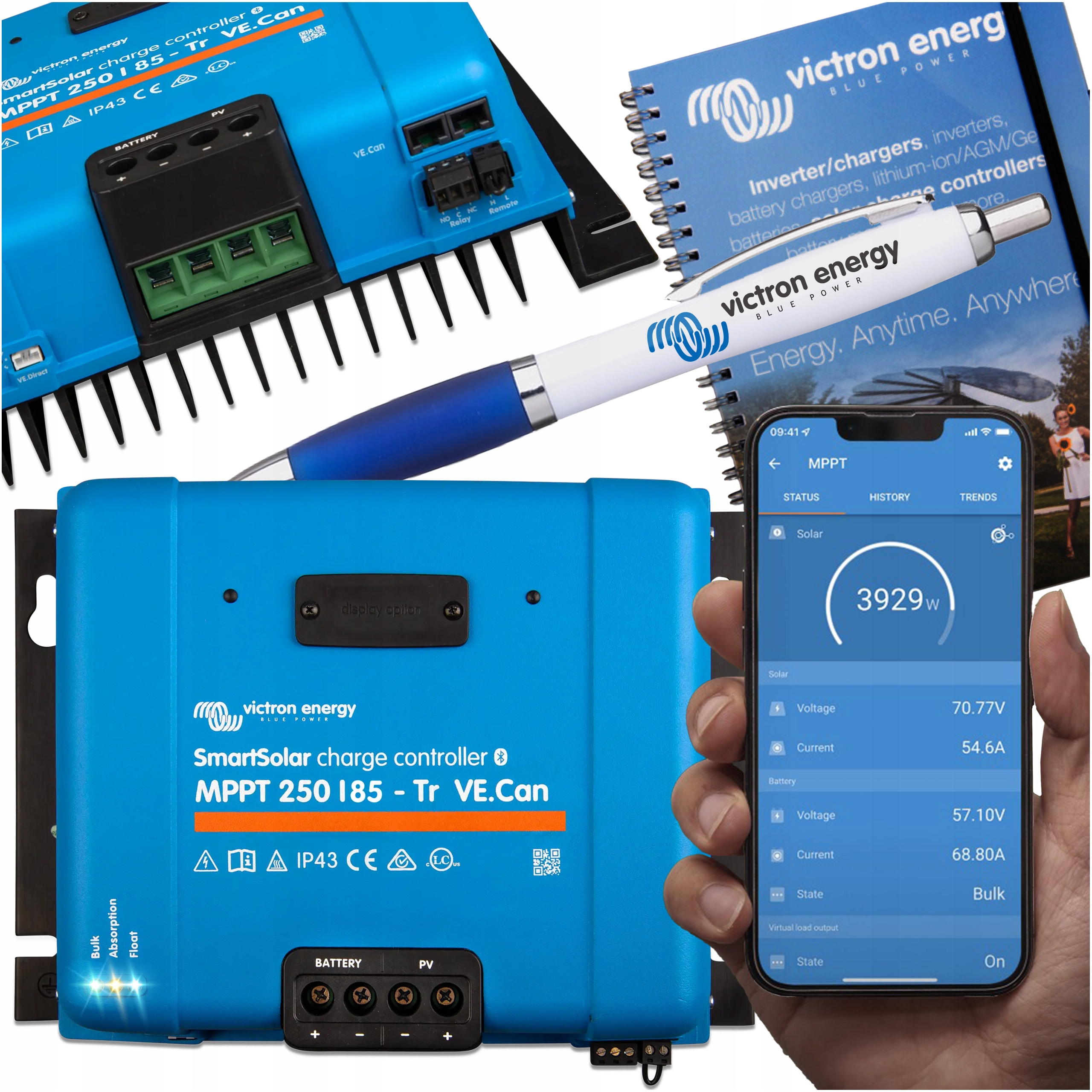 Solarny Regulator Ładowania SmartSolar Mppt 250/85 Tr VE.Can Victron Smart