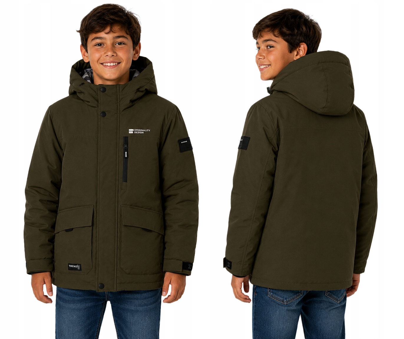 Kurtka chłopięca parka Zima 152/158 (14)