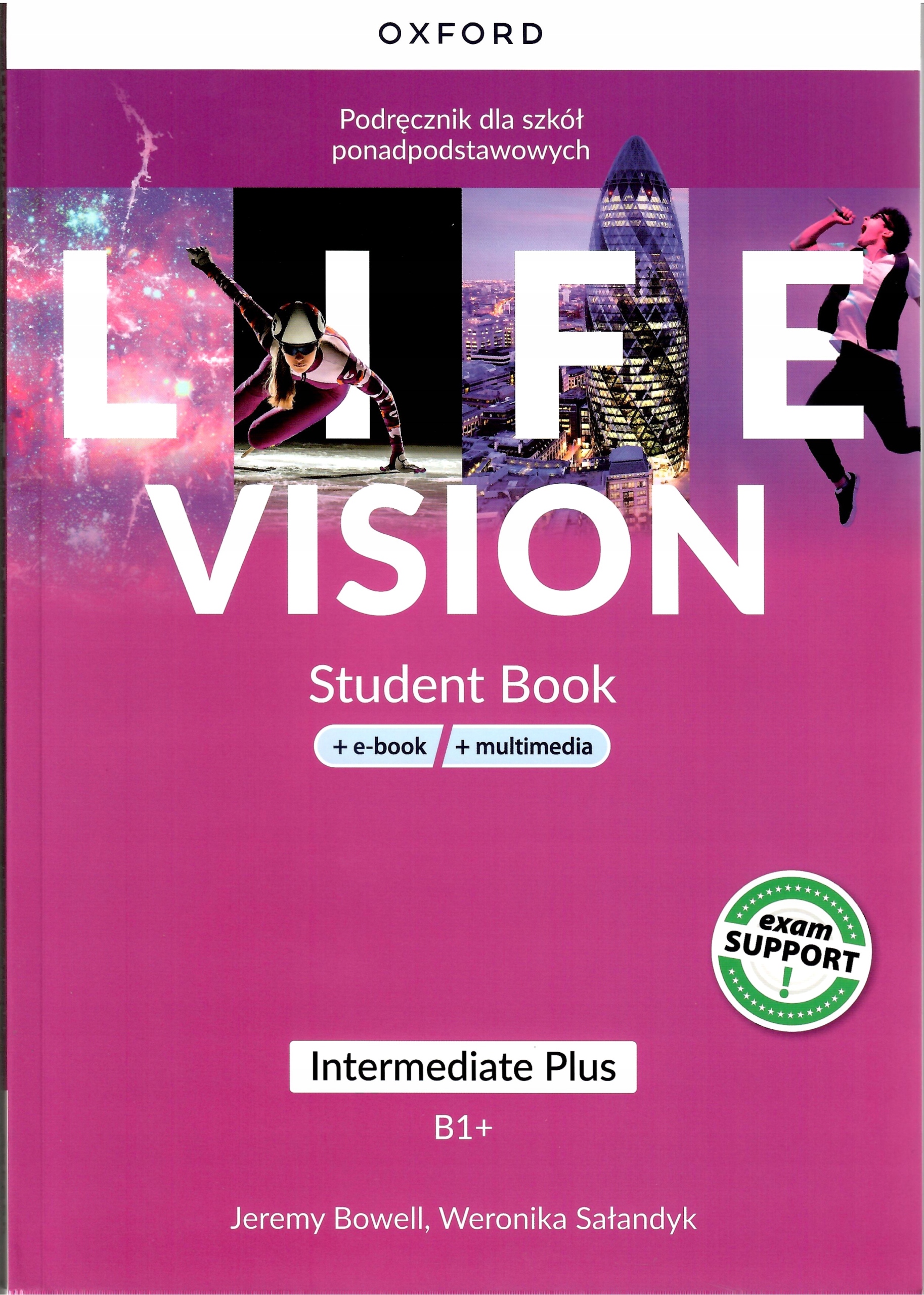 Life Vision Intermediate Plus B1+ podręcznik OXFORD +kod