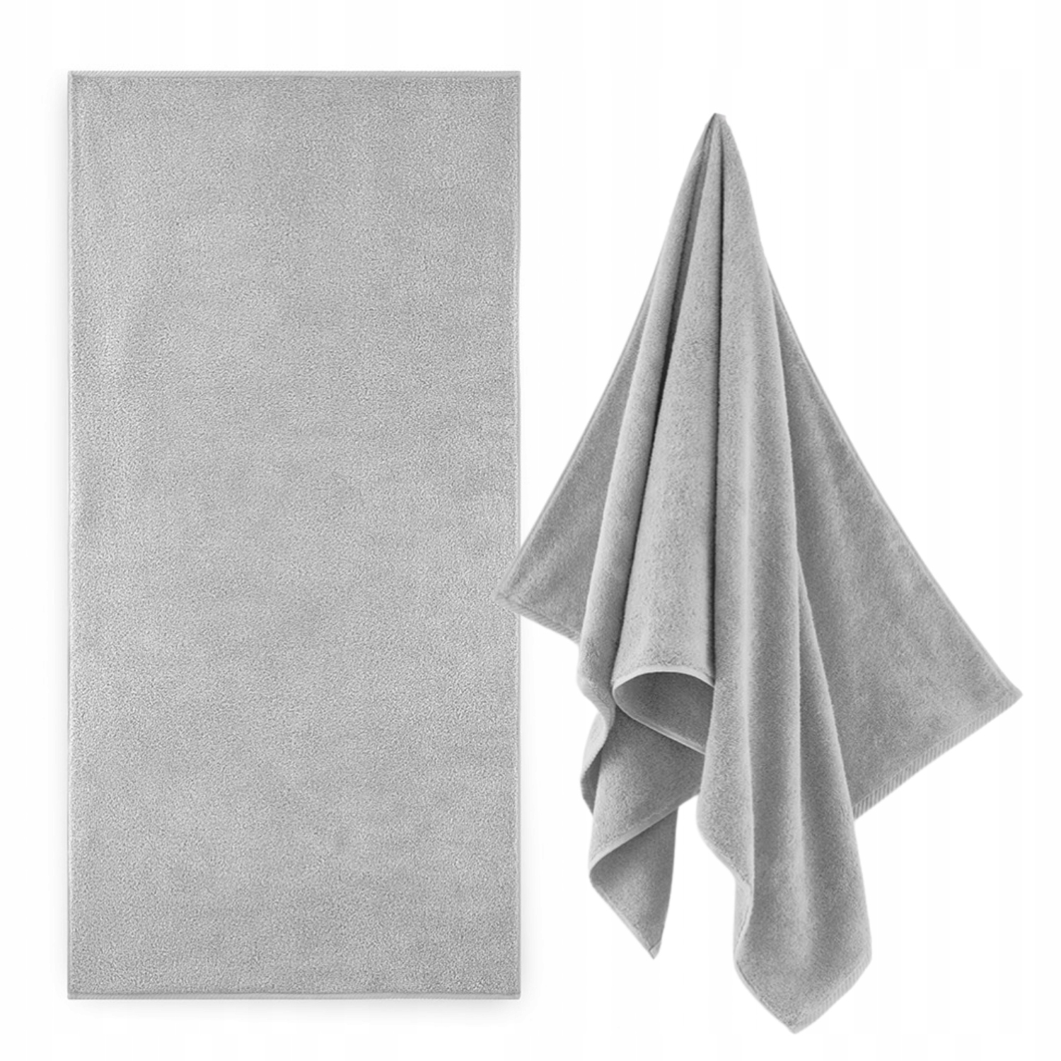 Zwoltex KIWI2 Ručník velký bavlněný hrubý šedý 500g 100x150cm