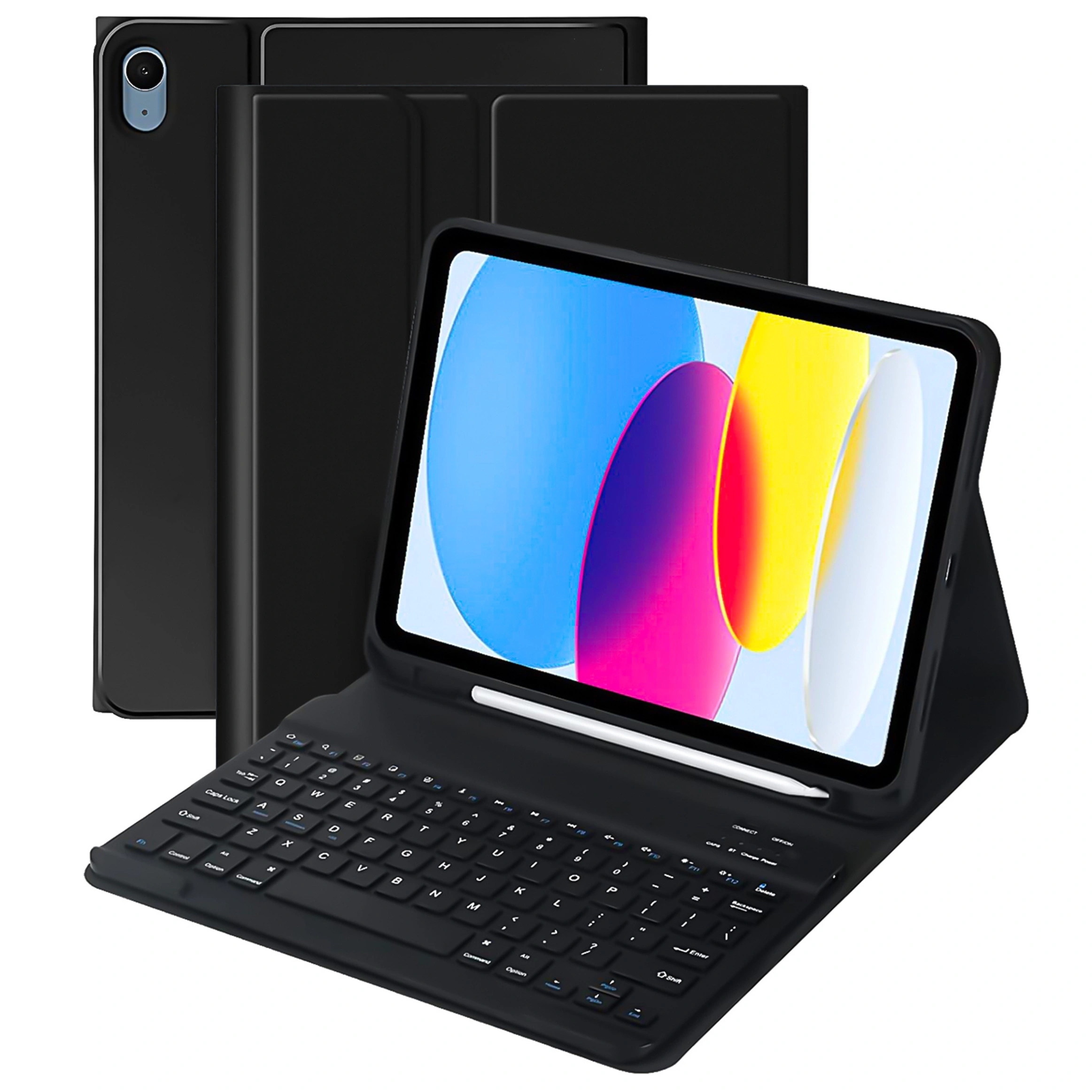 Klávesnice Pouzdro Ochranné Skládací Bluetooth Pro Apple Ipad 10.9 2022