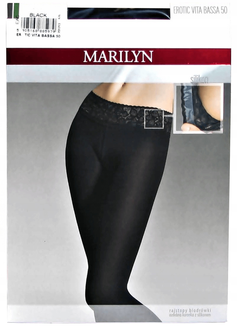 

Marilyn Rajstopy Erotic Vita Bassa 50 Den r.5
