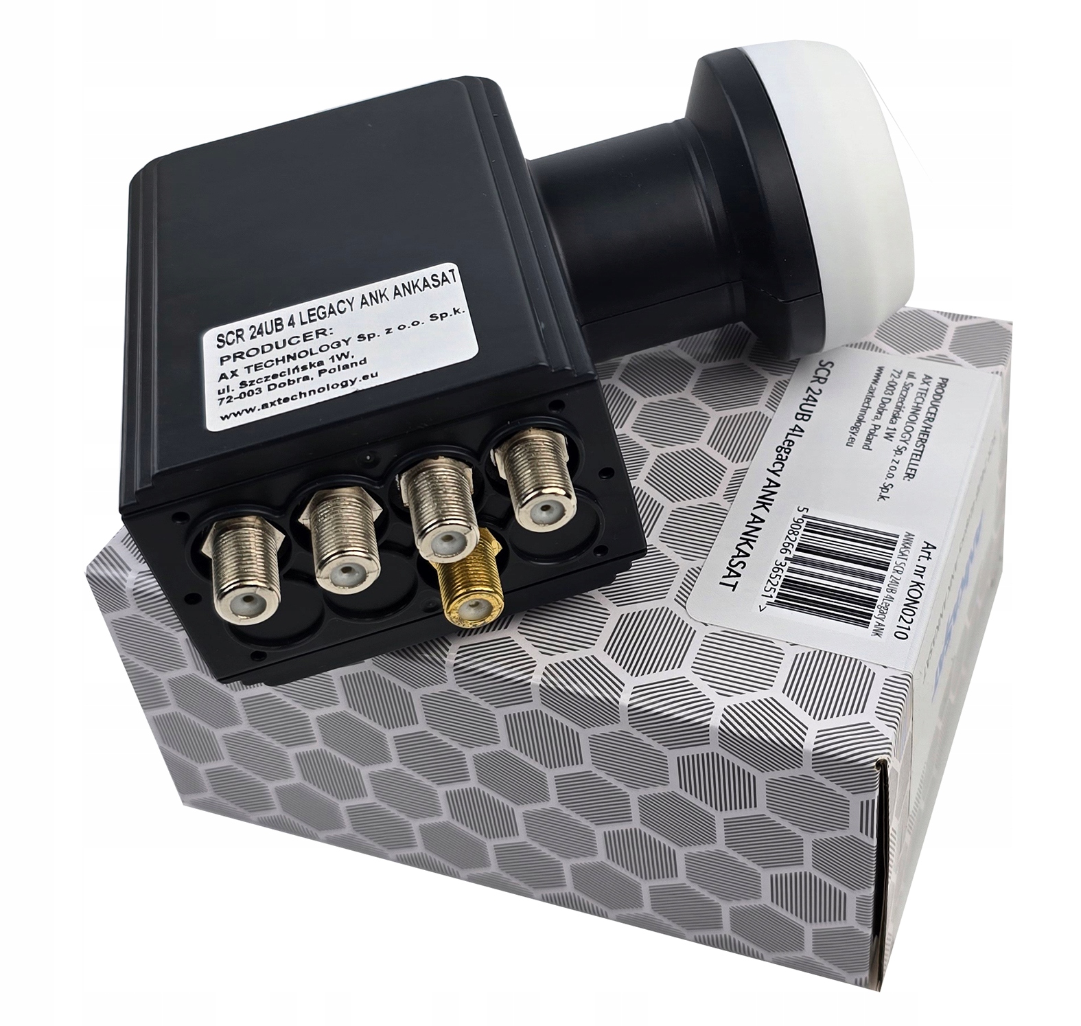 Konwerter Unicable Scr 24 Kanały Unicable 4 Legacy Universal Ankasat
