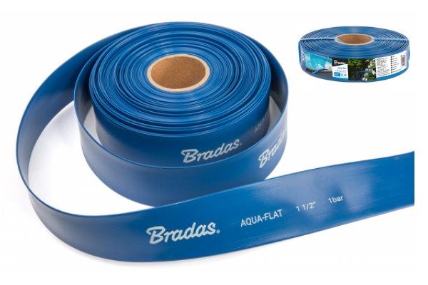 Hasičská Hadica Plochá Gumová 3'' 75 mm Pre Vodné Čerpadlo 50 m