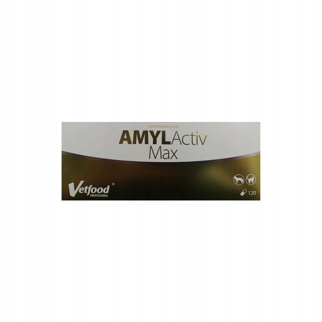 Vetfood Amylactiv Max 120 kaps trawienie pies kot