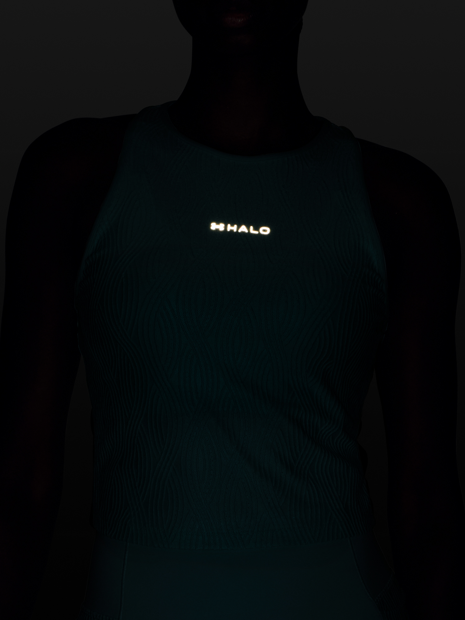 Under Armour Dámské tílko Under Armour Ua Halo Jacquard Knit Tank-BLU