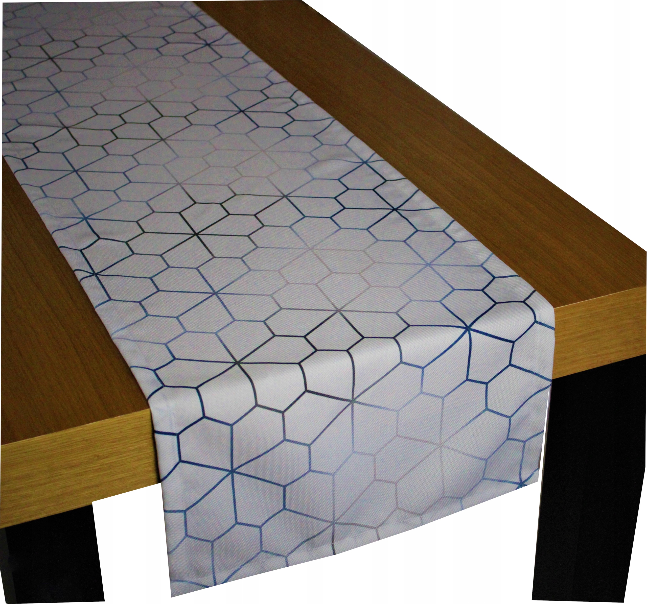 

Bieżnik biały geometryczny cieniowany 40/120