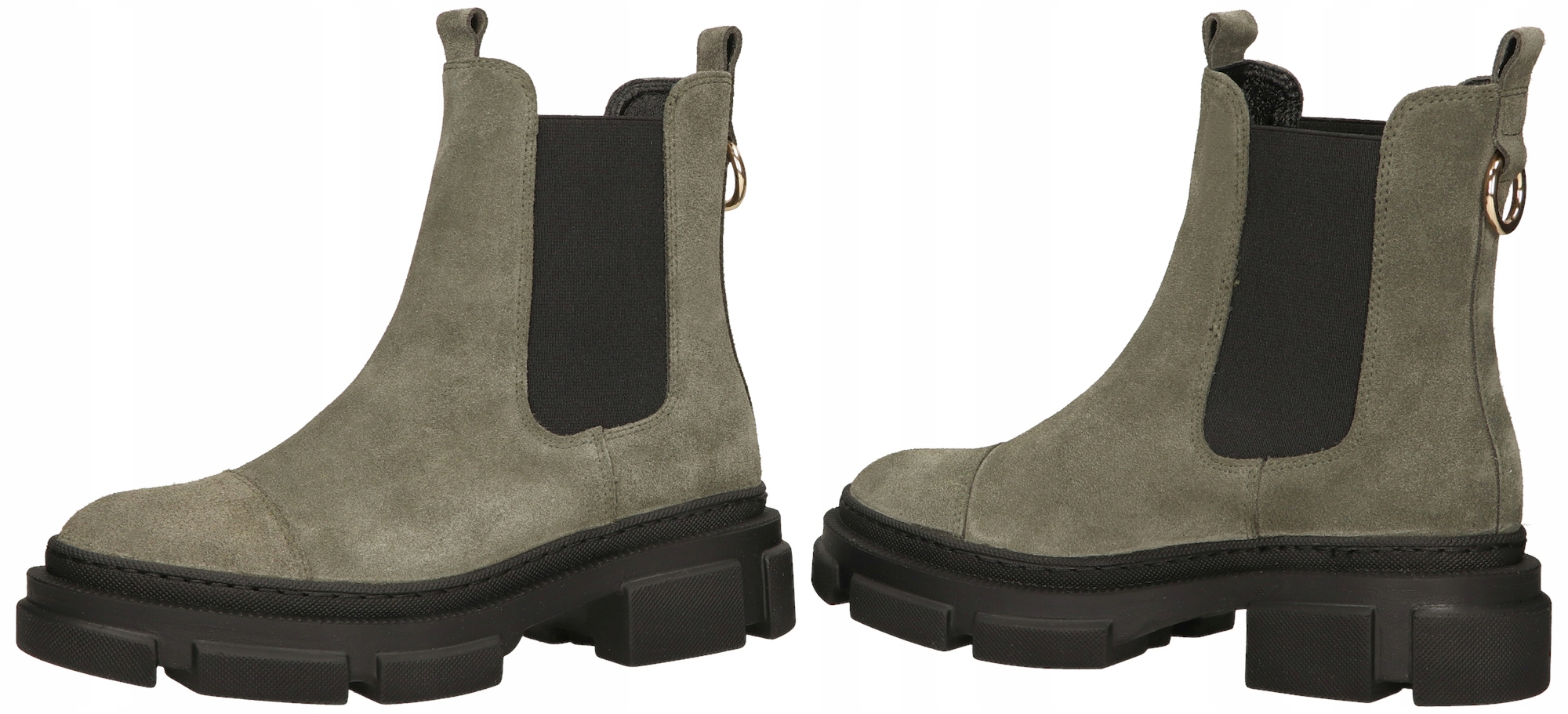 Botki KARINO 3897/026-F zielony zielone r. 36 Rozmiar 36