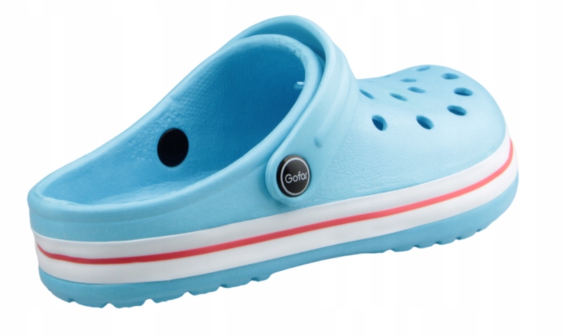 KLAPKI KROKSY DZIECIĘCE LEKKIE PIANKA + GRATIS 25 Odcień błękitny