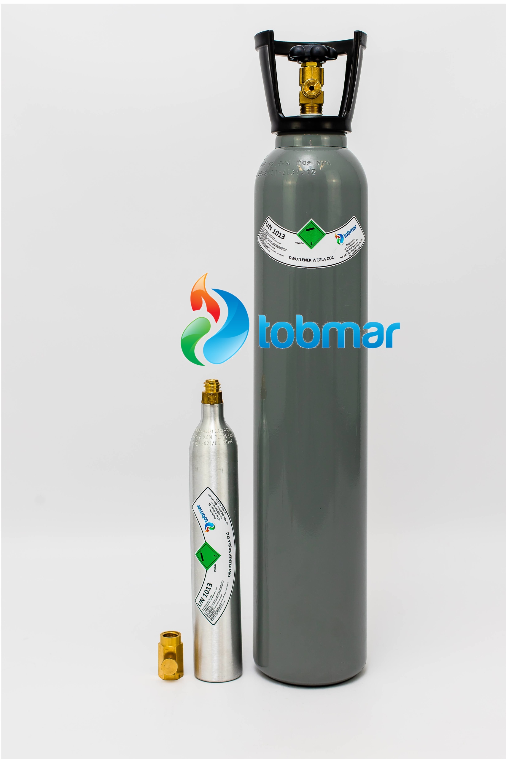 Zestaw Butla Przetoczka 6 kg CO2 Soda Syfon Pełna