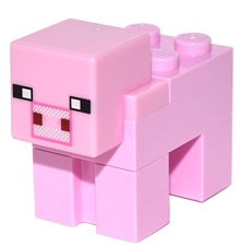 

Lego Minecraft świnka świnia zwierzę minepig03