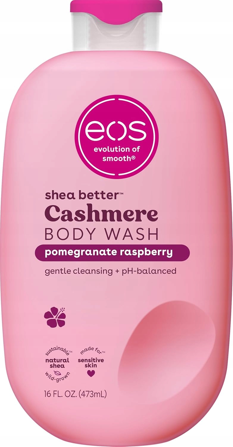 Eos Cashmere Body Wash Pomegranate Raspberry sprchový gel 473 ml