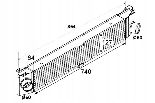 Nrf Intercooler Citroen Jumper 2.2HDI 3.0HDI Ducat