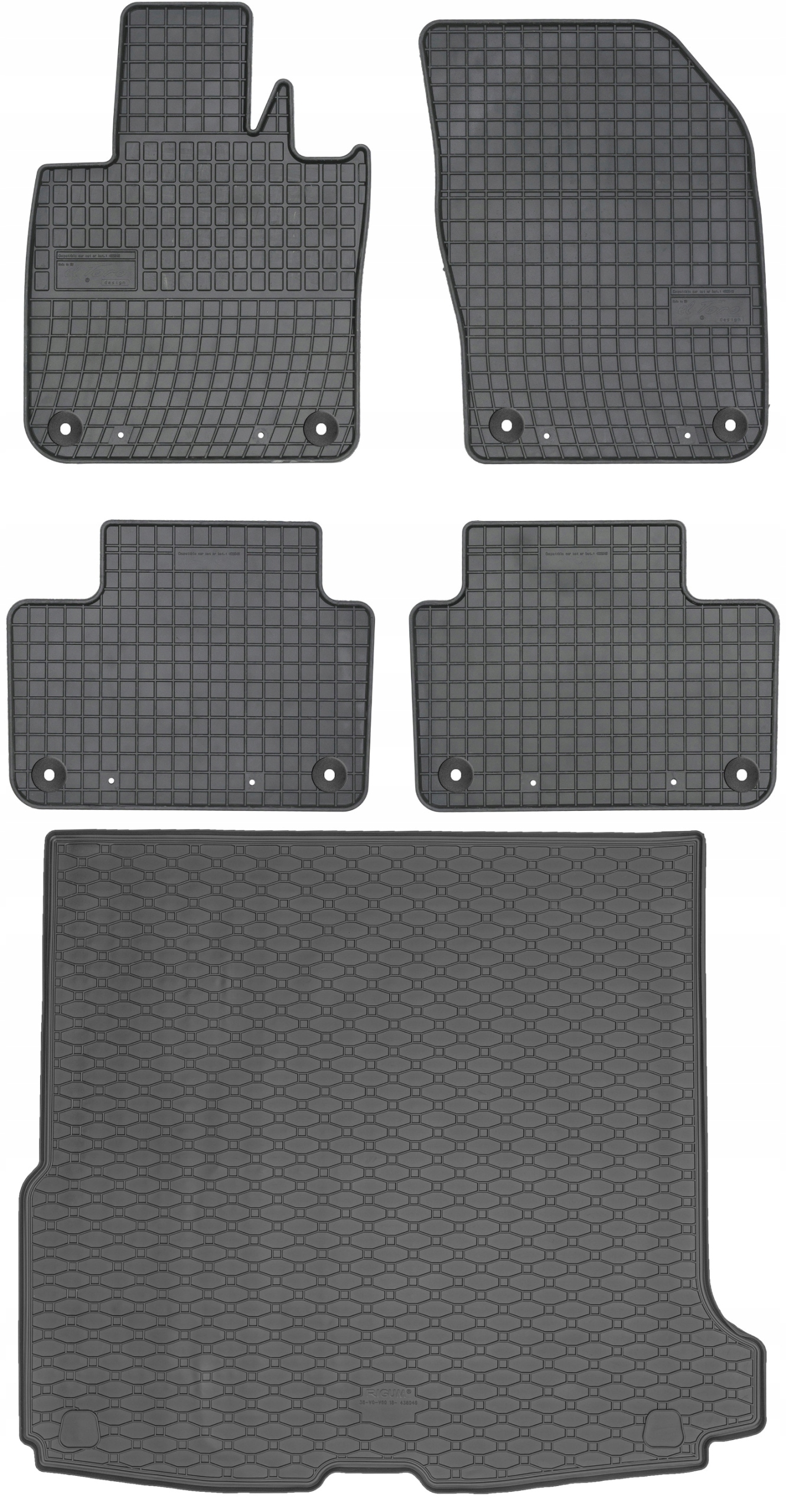 Volvo V60 II Kombi 2018- Sada rohoží koberčeky