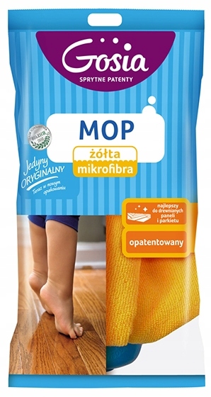 

Zapas Gosia mop , obrotowy żółta mikrofibra