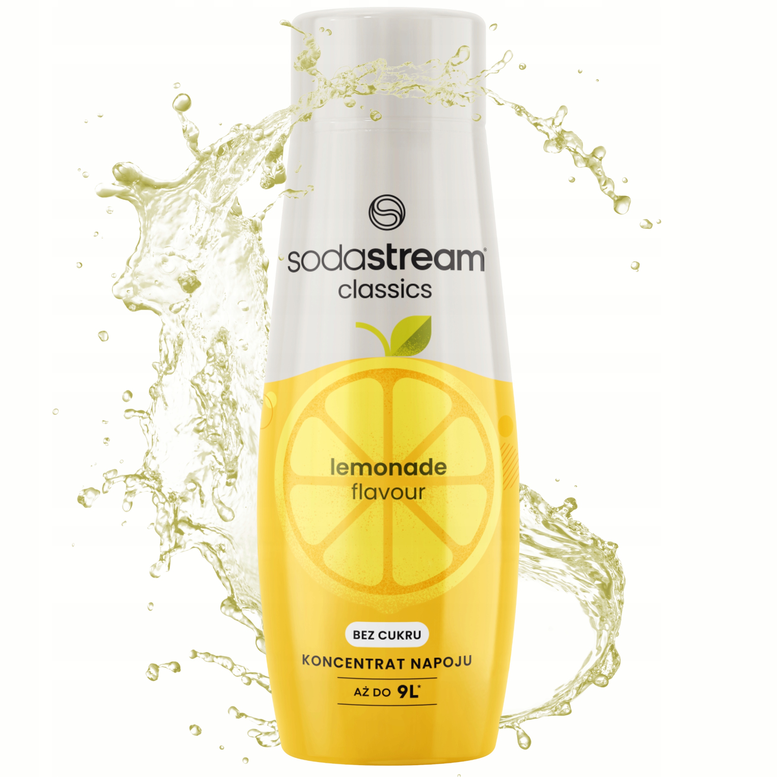 SYROP KONCENTRAT DO SATURATORA SODASTREAM LEMONADE 440ML BEZ CUKRU 440ML Stan opakowania oryginalne