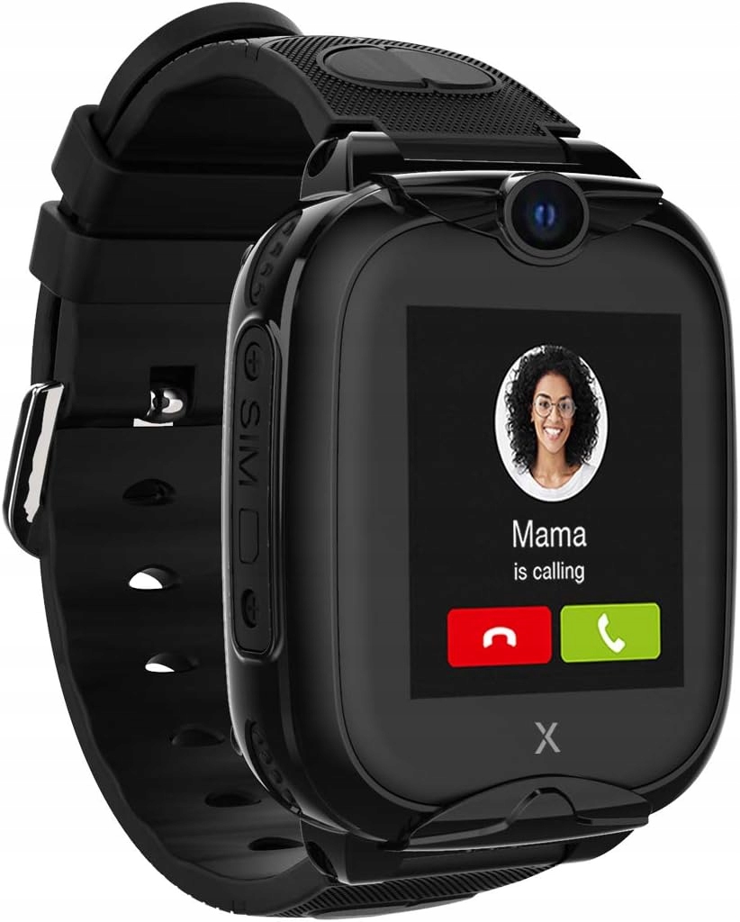 Chytré Hodinky Pro Děti Dotykové Wifi Gps Sos Vodotěsné Černé