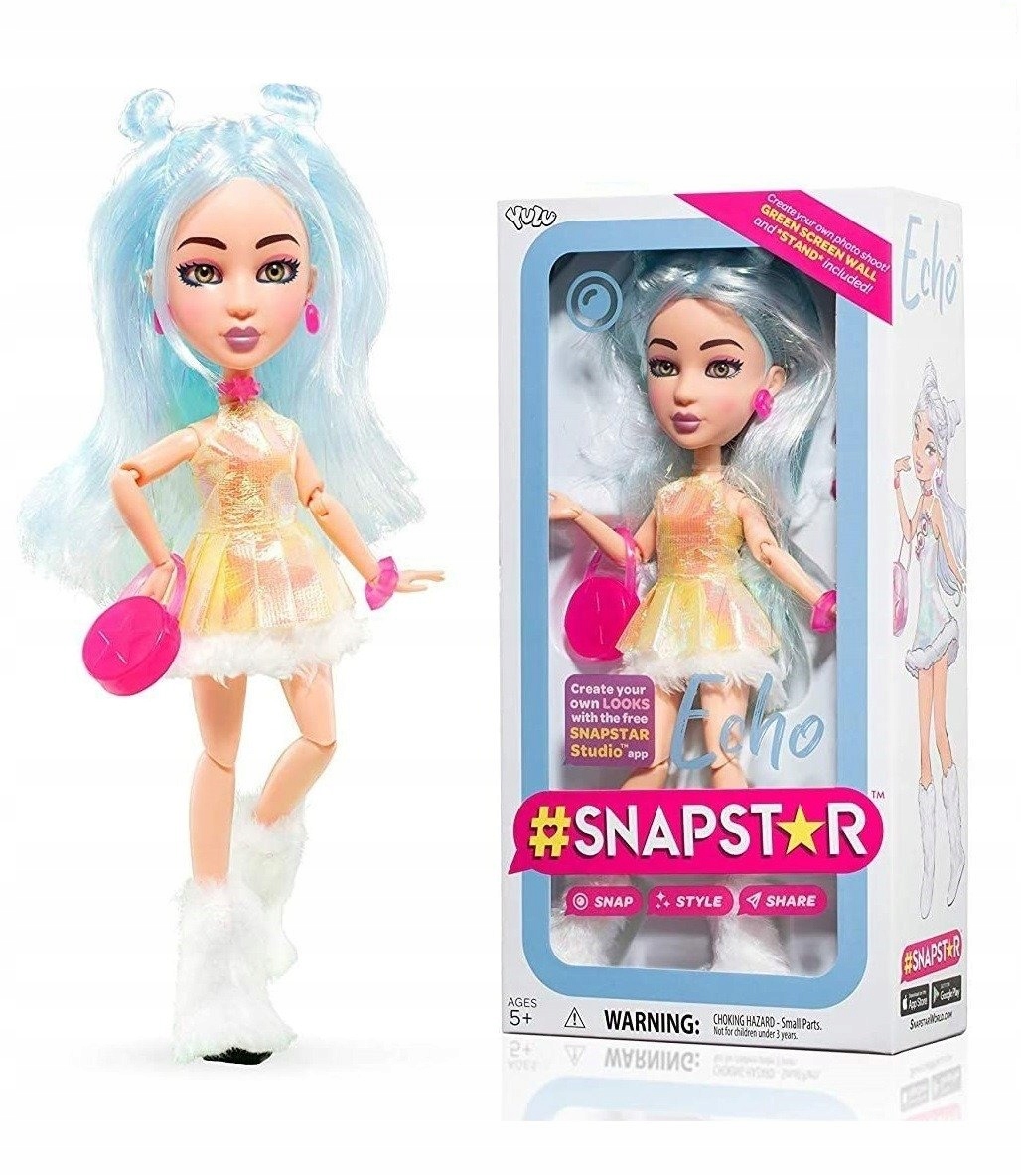 TM TOYS LALKA SNAP STAR Snapstar ECHO Aplikacja Bohater Inny