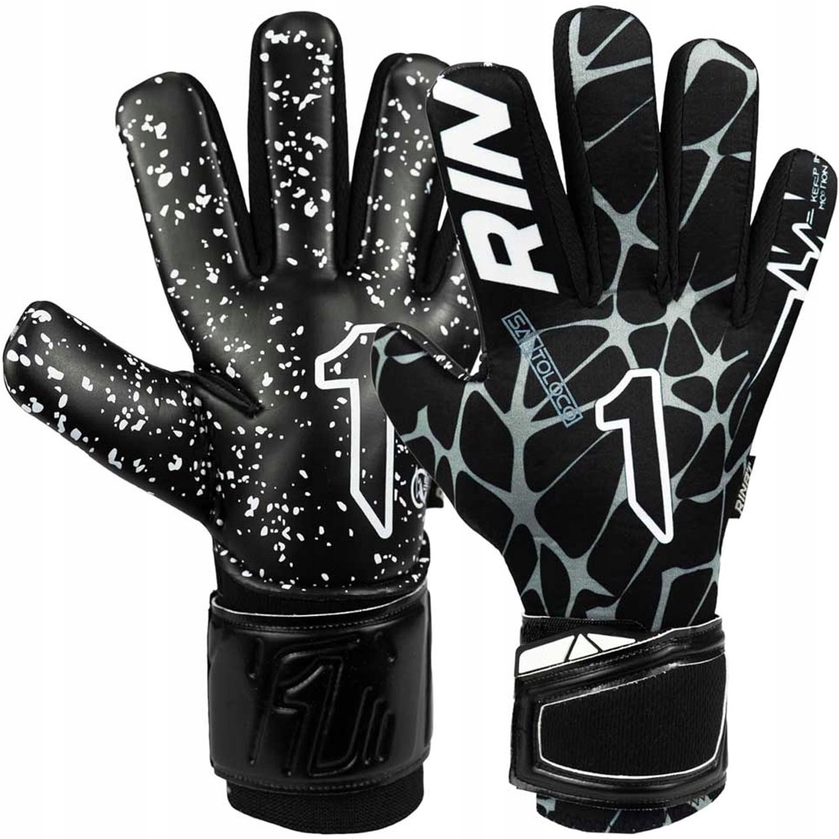Rękawice bramkarskie dla dzieci Rinat Santoloco As r. 4