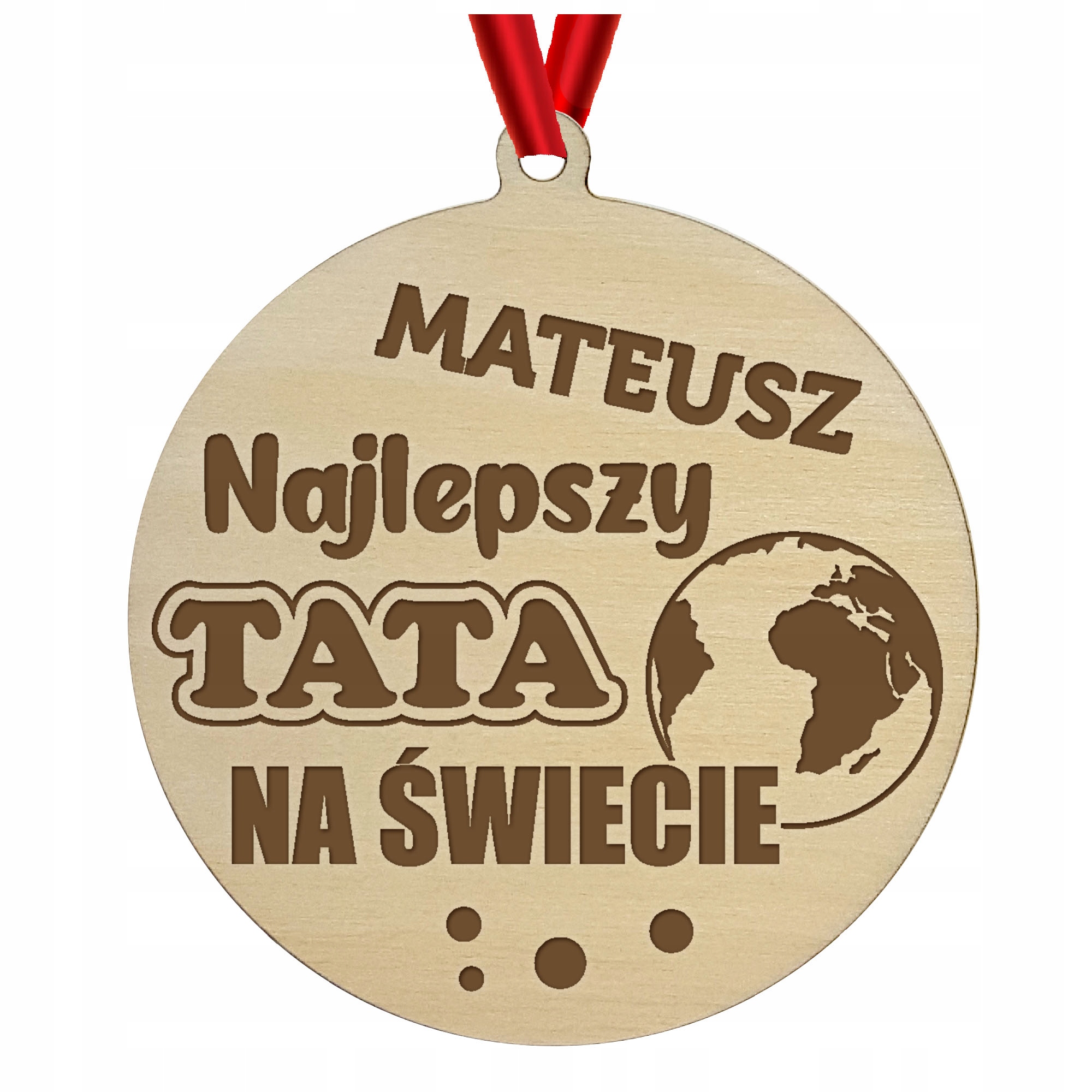 

Medal dla Taty na Dień Ojca grawer