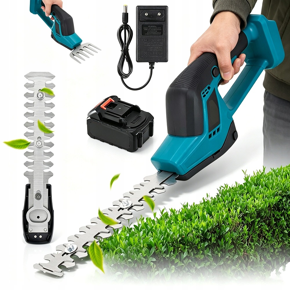 Akumulátorové Nůžky Na Trávy Živý Plot 2600 Mah Kompatibilní Makita 18V
