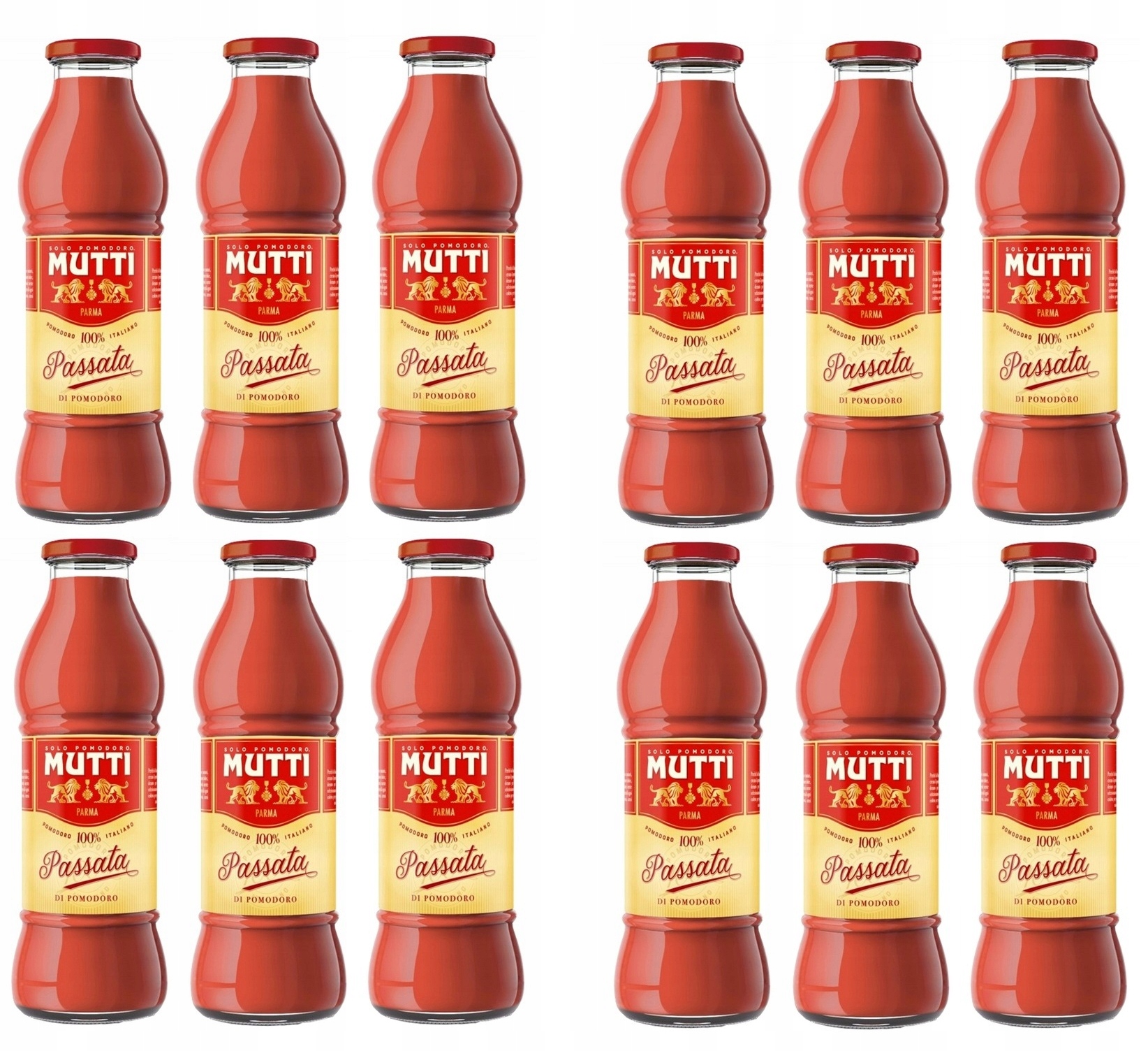 Levně Passata Mutti je velká pro italský trh bez polské rajčatových nápisů