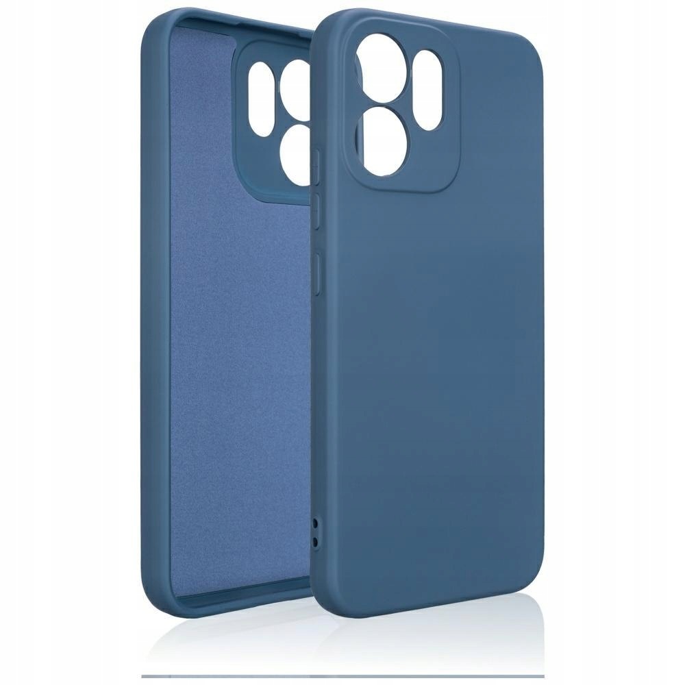 Etui Beline Silicone do Oppo Reno 14F niebieski