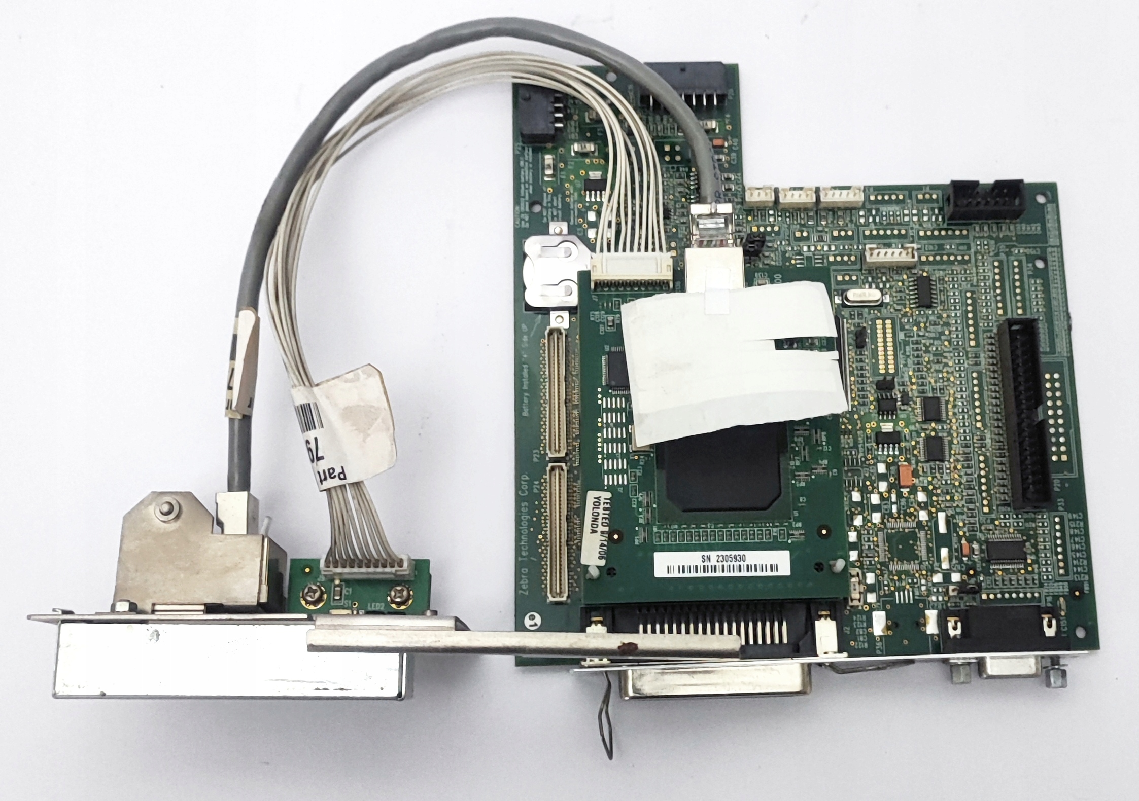 Formater, płyta główna Zebra Z6M Plus, 34901-010 REV G (RJ-45/COM/LPT) Producent Zebra