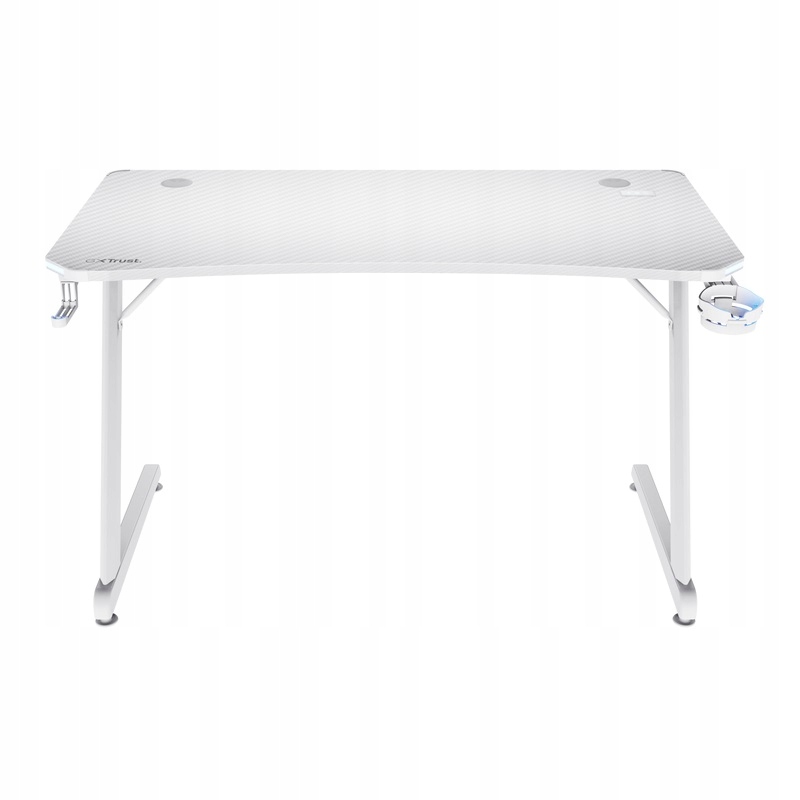 Trust GXT709W Luminus Rgb Deskgxt Rgb Desk Wht