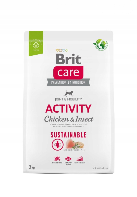 Brit Care Dog Sustainable Activity chicken and insect, 3kg