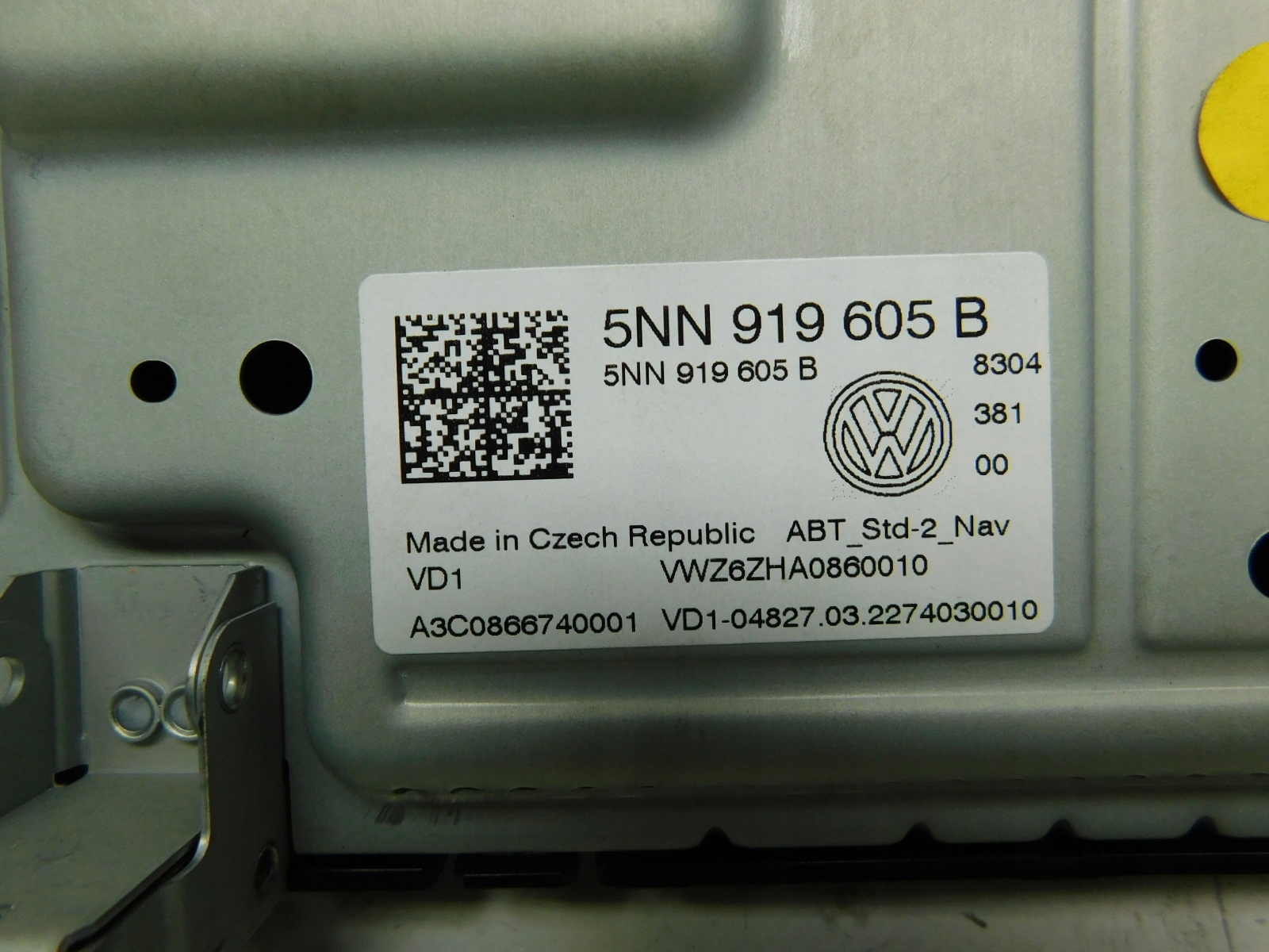 vw TIGUAN дисплей навигации 5NN919605B