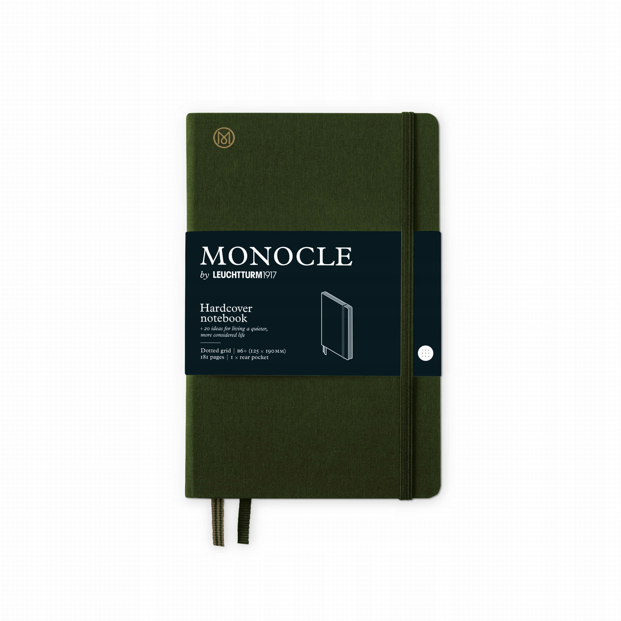 Notatnik Monocle by Leuchtturm1917 Paperback B6+, Twarda Oprawa, Kropki, Ol
