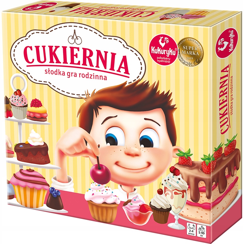 

Kukuryku Gra edukacyjna Cukiernia wiek 5+
