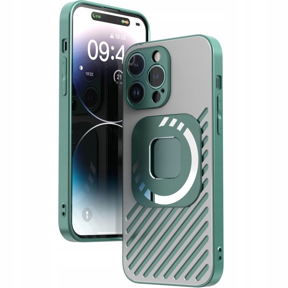 Pancéřové pouzdro pro iPhone 14 Pro Max s MagSafe, pouzdro R-just SJ55 Zadní Kryt