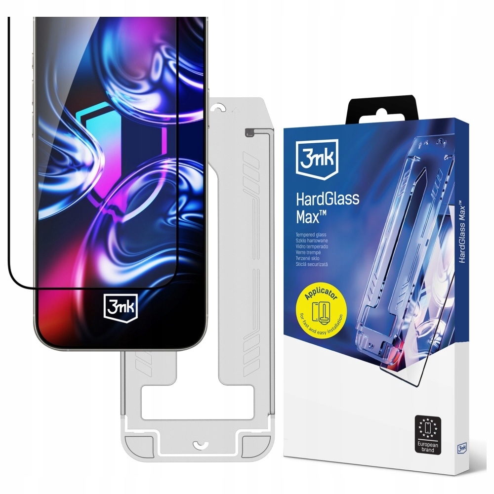 Szkło hartowane 3mk Hardglass Max na iPhone 15 Pro 3mk Protection